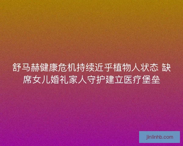 舒马赫健康危机持续近乎植物人状态 缺席女儿婚礼家人守护建立医疗堡垒
